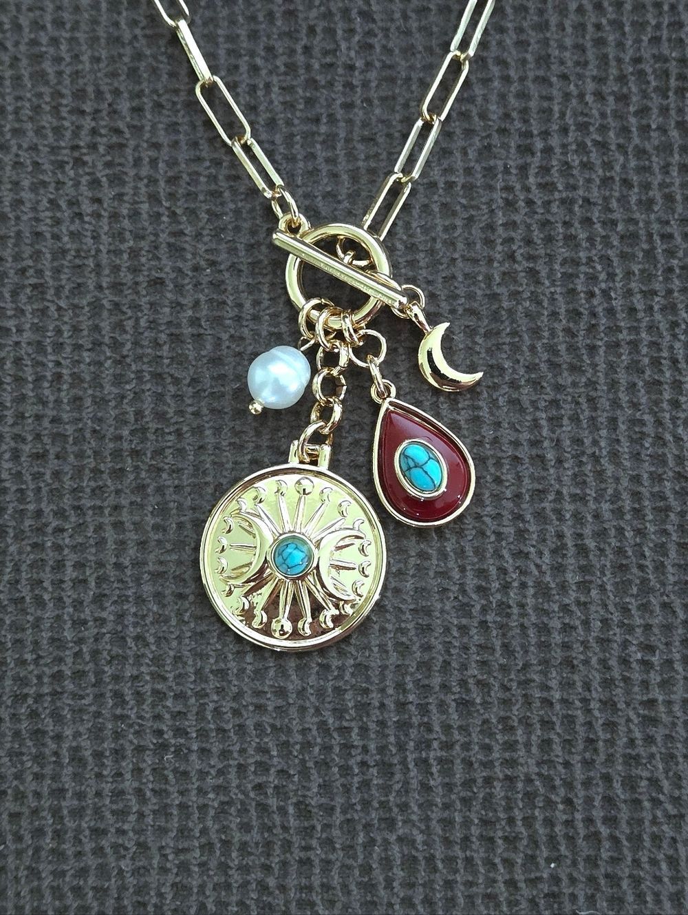 Camila Coelho Quadruple4️⃣ Charm Necklace - NIB - Picture 14 of 16